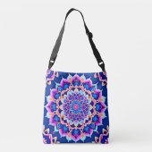 Symmetrische Mandala Crossbody Bags Tas (Achterkant)