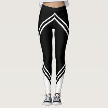 symmetrische rechte lijn MOOR-leggings