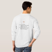 symmetrische vorm t-shirt (Achterkant volledig)