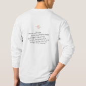 symmetrische vorm t-shirt (Achterkant)
