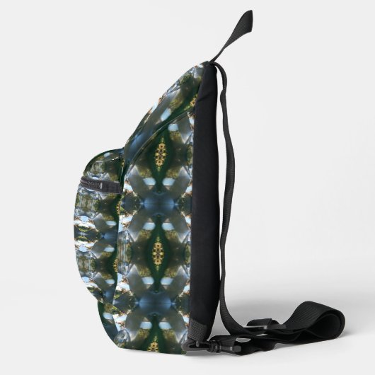 symmetrische vormen sling bag (Rechts)