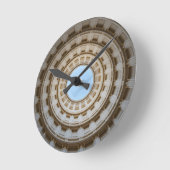 Symmetrische Worm's-Eye Uitzicht van een Grand Dom Ronde Klok (Hoek)