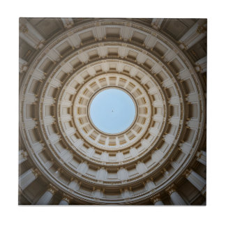 Symmetrische Worm's-Eye Uitzicht van een Grand Dom Tegeltje