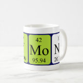 Symone tasse de nom de table périodique (Devant droit)