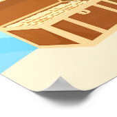 Sympa African American Pirate Girl Poster d'annive (Coin)