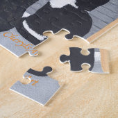 Sympa amusant deux chats Oiseau Observateur Puzzle (Côté)