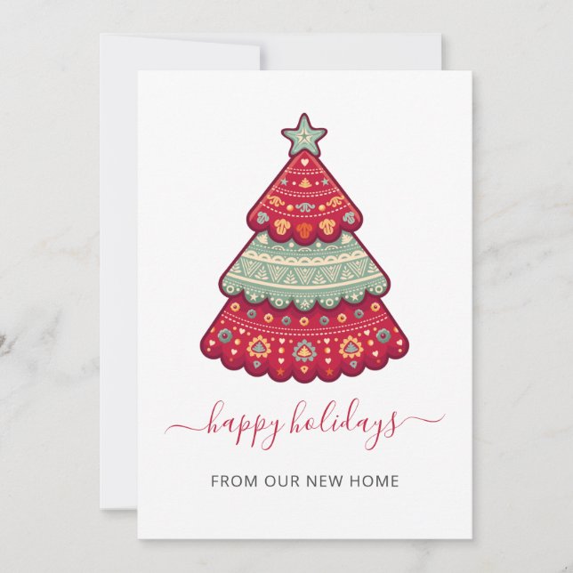 Sympa arbre de Noël Nous avons déplacé les Cartes  (Devant)