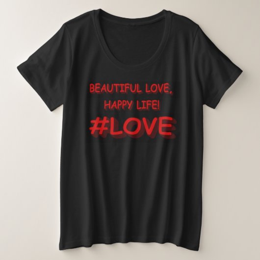 Sympa Conception d'expression "BEAU AMOUR". Comman (Design devant)
