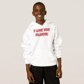 Sympa Design d'expression "JE VOUS AIME !". Comman (Devant entier)