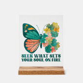 Sympa d'inspiration quotidienne mot art papillon (Recto)