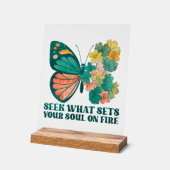 Sympa d'inspiration quotidienne mot art papillon (Angle)