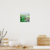 Sympa, Drôle Labradoodle Mur Poster d'Art (Cuisine)