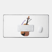 Sympa drôle violon personnage de dessin animé (Clavier et souris)