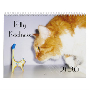 Sympa et amusant "Kitty Koolness" 2024 Calendrier 