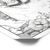 Sympa French Bulldog Coloring Poster (Coin)