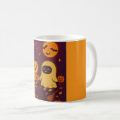 Sympa Halloween personnages de dessin animé Mug (Devant droit)