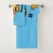 Sympa joli caractère de dessin animé au bulldozer (En situation)