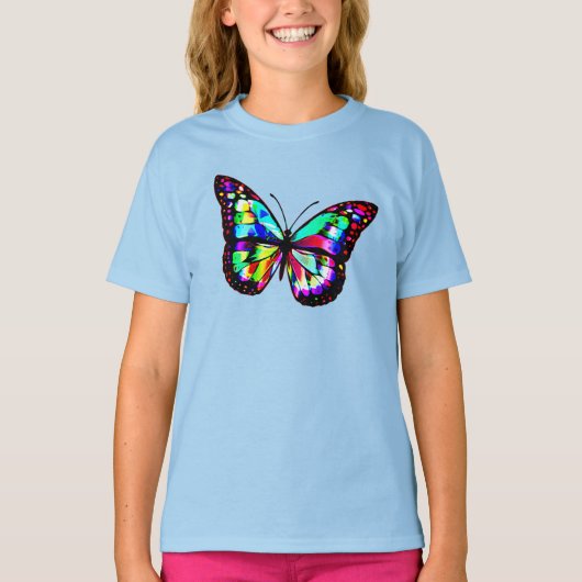 Sympa Nature Papillon pour enfants T-shirt Design (Devant)