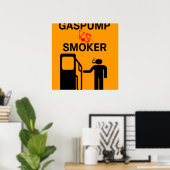 Sympa No Smoking Remix Signes Affiches de sécurité (Bureau à domicile)