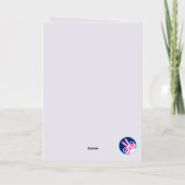 Sympa Noël Pun Carte de vacances personnalisée (Verso)