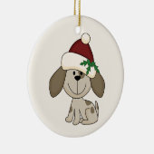 Sympa personnalisation chien ornement de Noël (Droite)