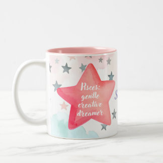 Sympa Poissons Personnalisés Zodiaque Mug pour Fil