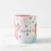 Sympa Poissons Personnalisés Zodiaque Mug pour Fil (Centre)