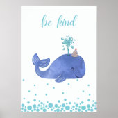 Sympa Tandis Que Be Kind Nursery Poster (Devant)