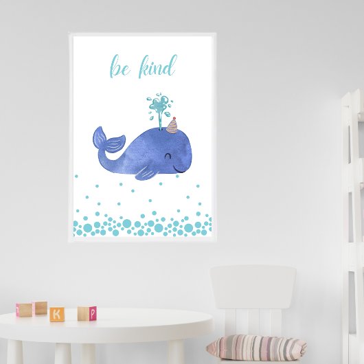 Sympa Tandis Que Be Kind Nursery Poster
