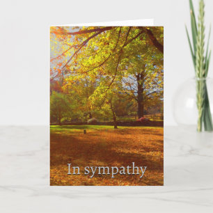 Sympathie Autumn Leaves Kaart