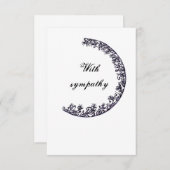 sympathie bedankkaart (Voorkant / Achterkant)