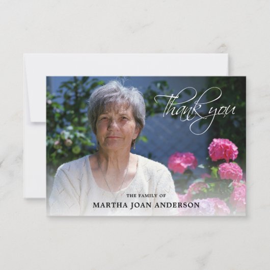 Sympathie bedankt jullie begrafenisdienst | FOTO t (Voorkant)