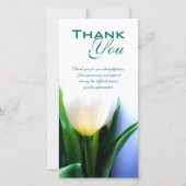 Sympathie / begrafenis bedankt Fotokaart (Voorkant)