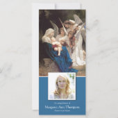 Sympathie Bienheureuse Marie Carte de remerciement (Devant)