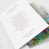 Sympathie Bloemen Viering van het leven Begrafenis Bedankkaart