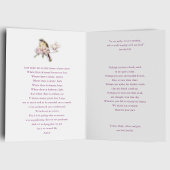 Sympathie Bloemen Viering van het leven Begrafenis Bedankkaart