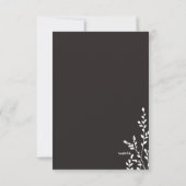 Sympathie botanique Carte de remerciements (Dos)