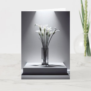 Sympathie Calla Lilies In de Spotlight Kaart