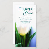 Sympathie/carte photo funèbre de Merci (Devant / Derrière)