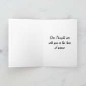 Sympathie - Carte Sunset et Chien sur la plage (Intérieur)