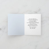 Sympathie Dank u bank met bergen Kaart (Binnen)