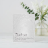 sympathie dank u kaart (Staand voorkant)