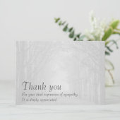 sympathie dank u kaart en enveloppe (Staand voorkant)