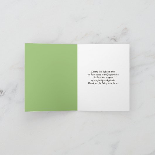 Sympathie Dank u Liedvogels op een hek Post Kaart (Binnen)