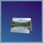 Sympathie Dank u Mountain Lake Reflectie Note Bedankkaart