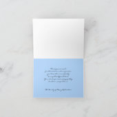 Sympathie Dank u Nota Kaart — Mooi meer (Binnen)