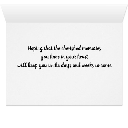 SYMPATHIE DANS LA PERTE D'UN AMOUREUX (Intérieur Horizontal (Bas))