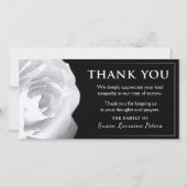 Sympathie du Merci de Rose blanche de la famille (Devant)