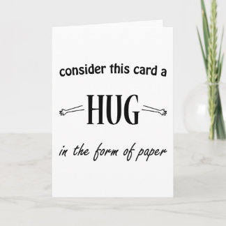 Sympathie en aanmoediging van de briefpers - Paper Kaart