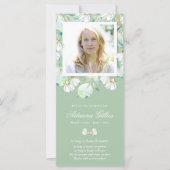 Sympathie Eucalyptus Foto Begrafenis Dank u kaart (Voorkant)